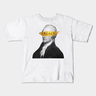 Alexander Hamilton Legacy Broadway Kids T-Shirt